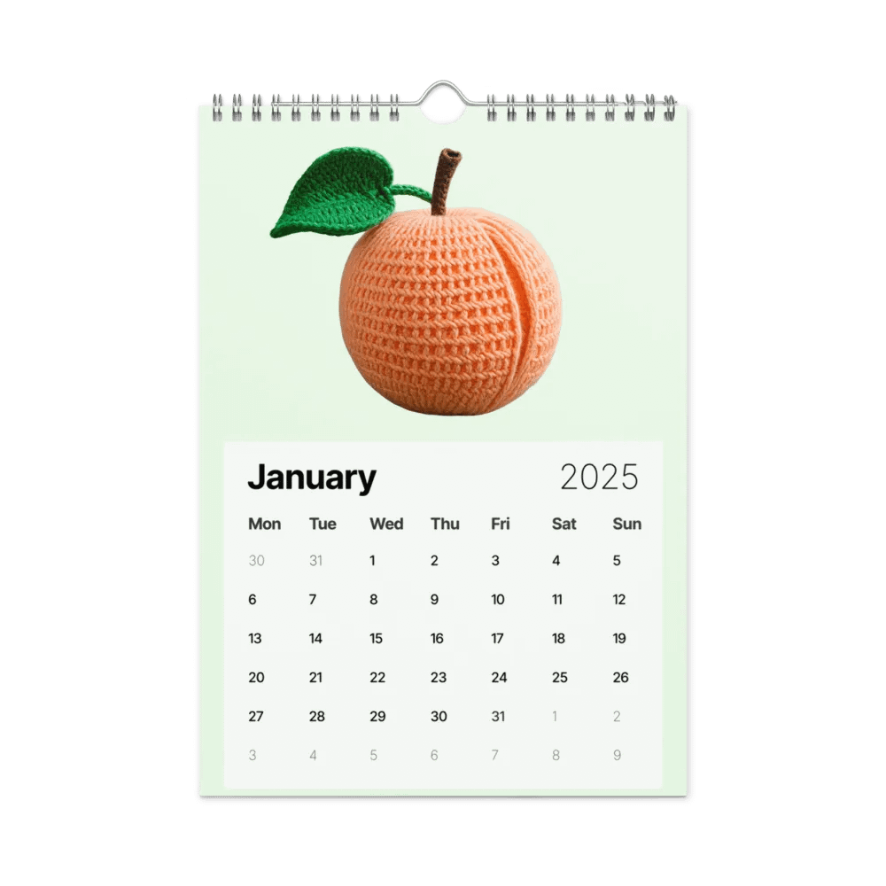 CozyAvocado's Healthy 2025 Calendar Fruity Edition product image (2)