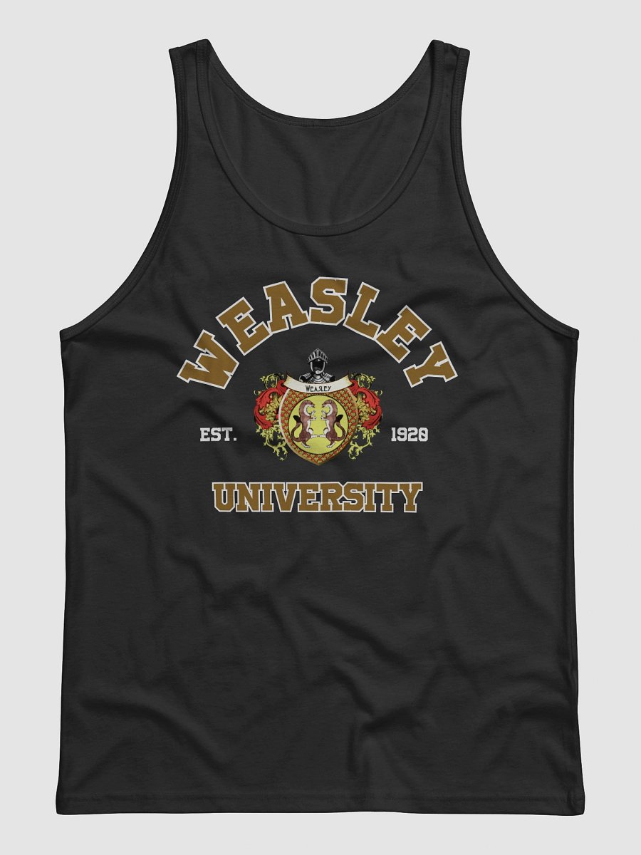 Weasley University Collegiate Tank Top Vintage Varsity Style product image (2)