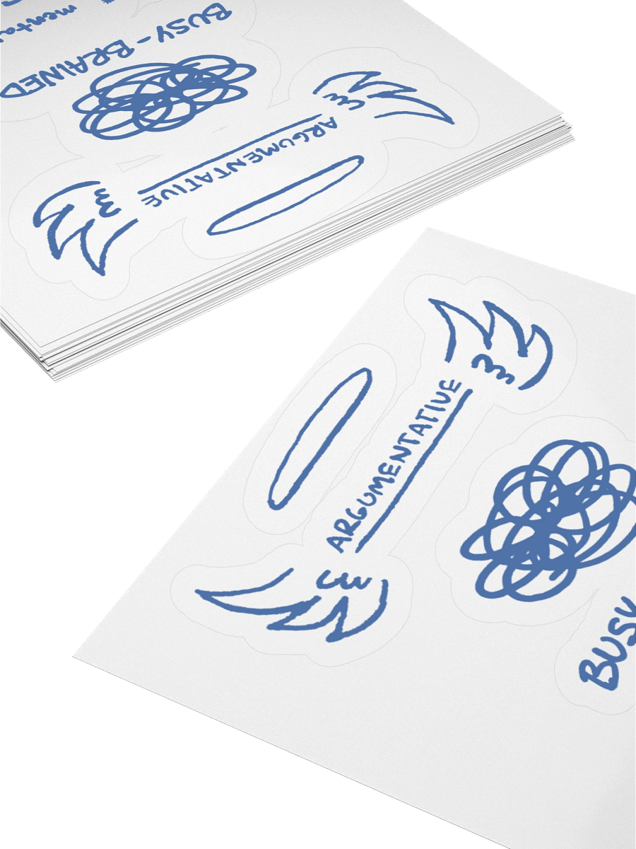 teal sticker pack #1 product image (12)