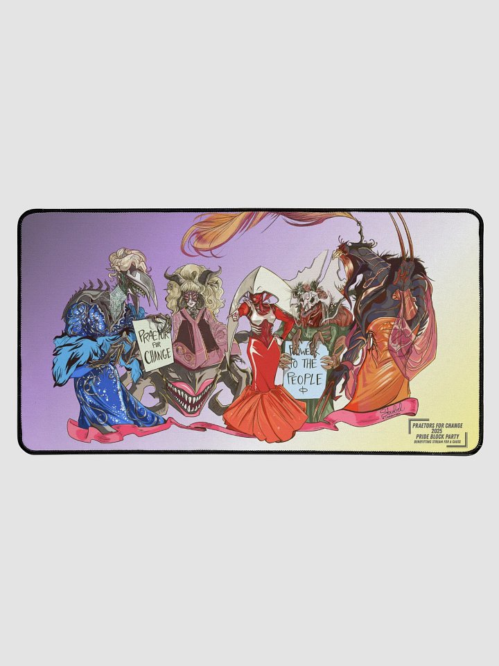Praetor Pride Playmat/Deskmat -- Nonbinary Flag product image (1)