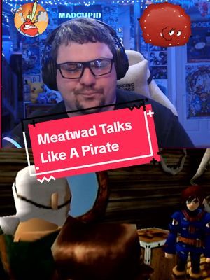 Meatwad teaches how to act like a pirate! #twitch #meatwad #aquateenhungerforce #adultswim #skiesofarcadia #impressions #sega  #dreamcast #retro