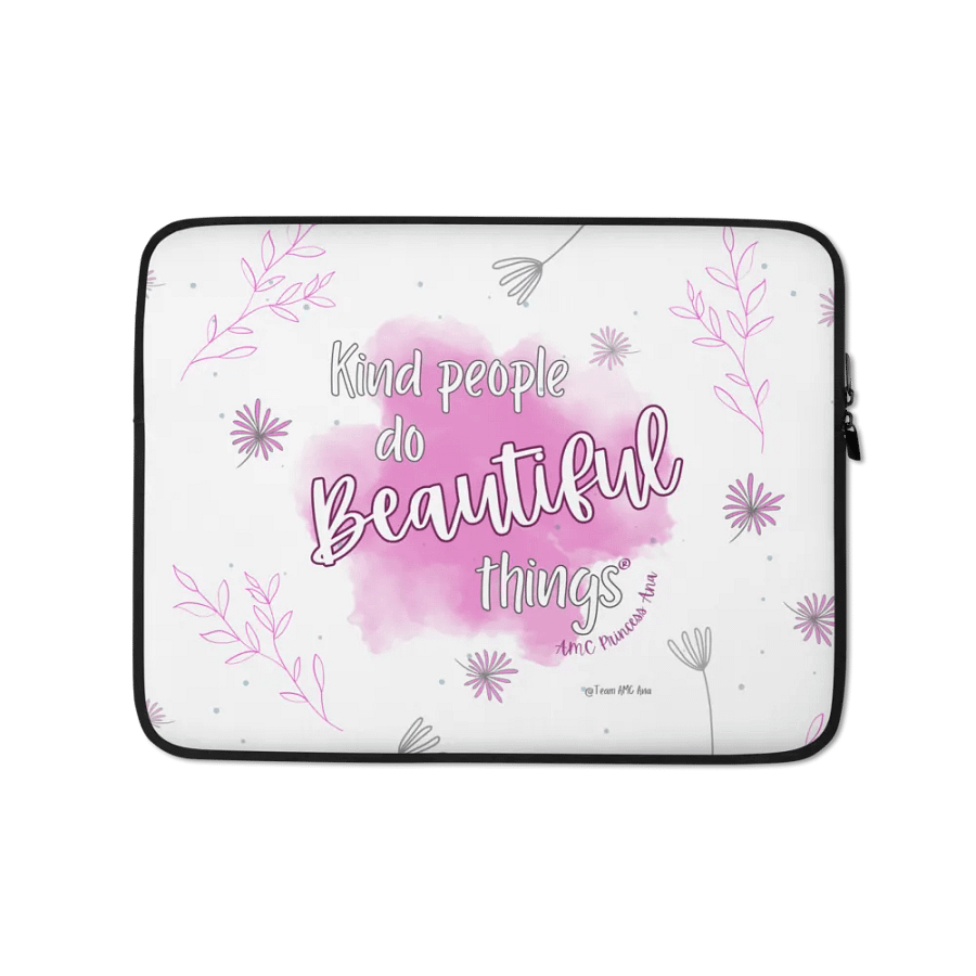 KPDBT - White/Pink Laptop Sleeve product image (1)