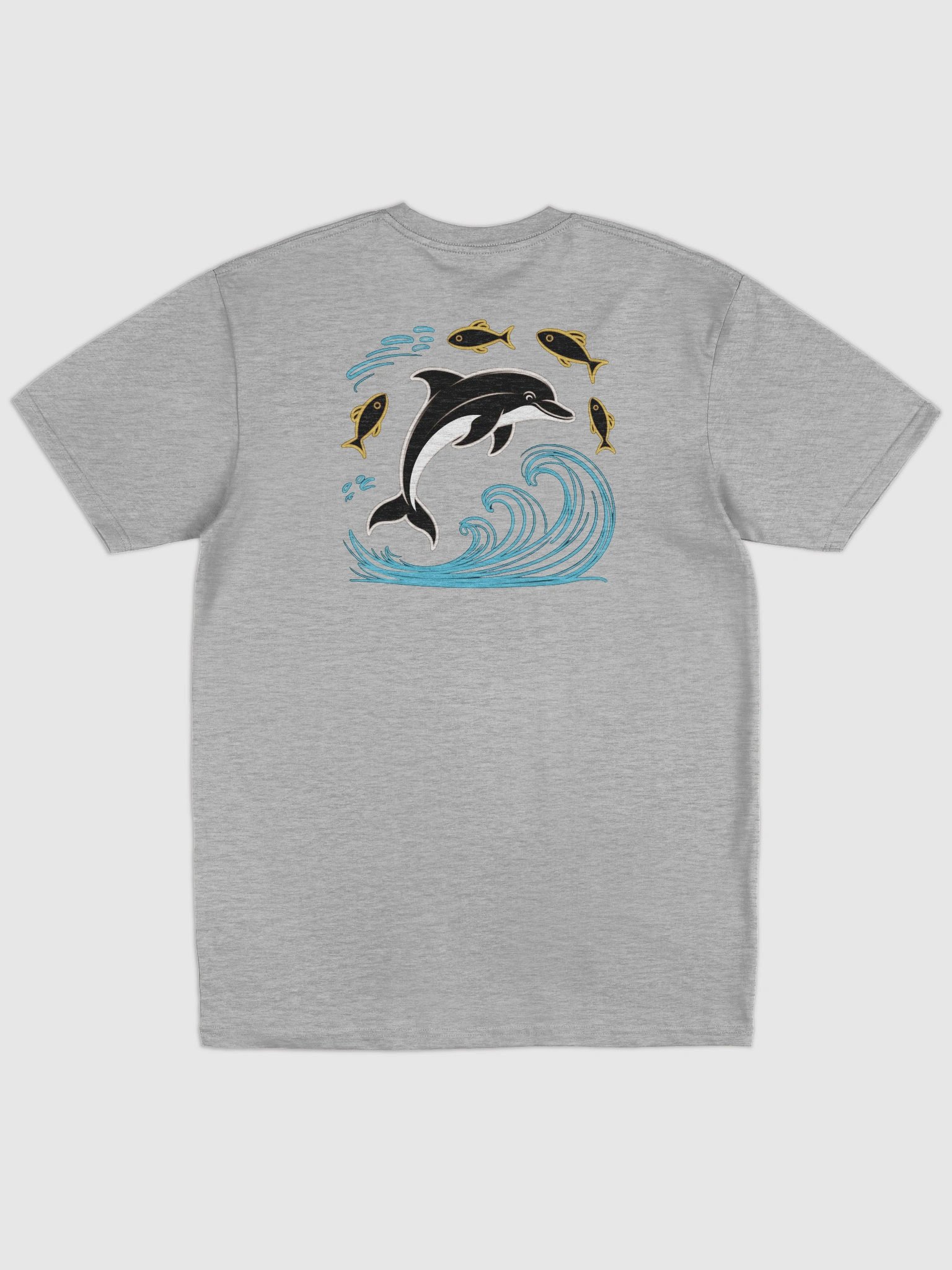 Jumping Dolphin Waves Men's Tee product image (16)