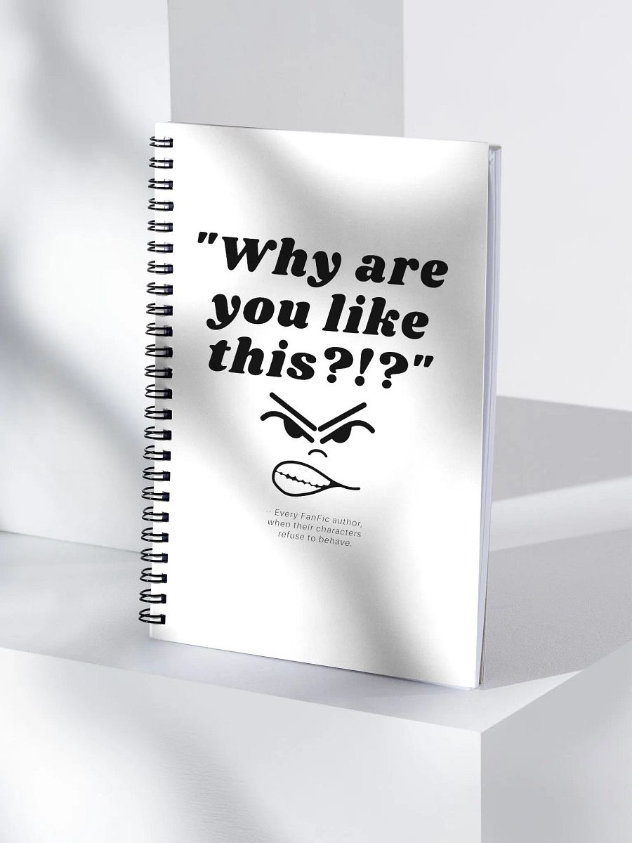 Why Are You Like This!?! - White Notebook product image (4)