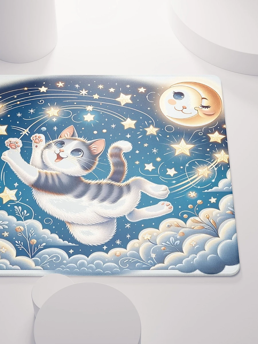 Gaming Mouse Pad: Moon and Stars Cat product image (5)