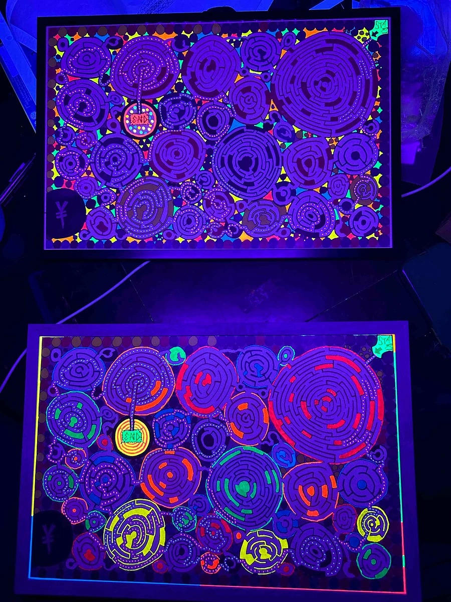 RouEND ~Enhanced~ Black Light Answer Key Version product image (7)