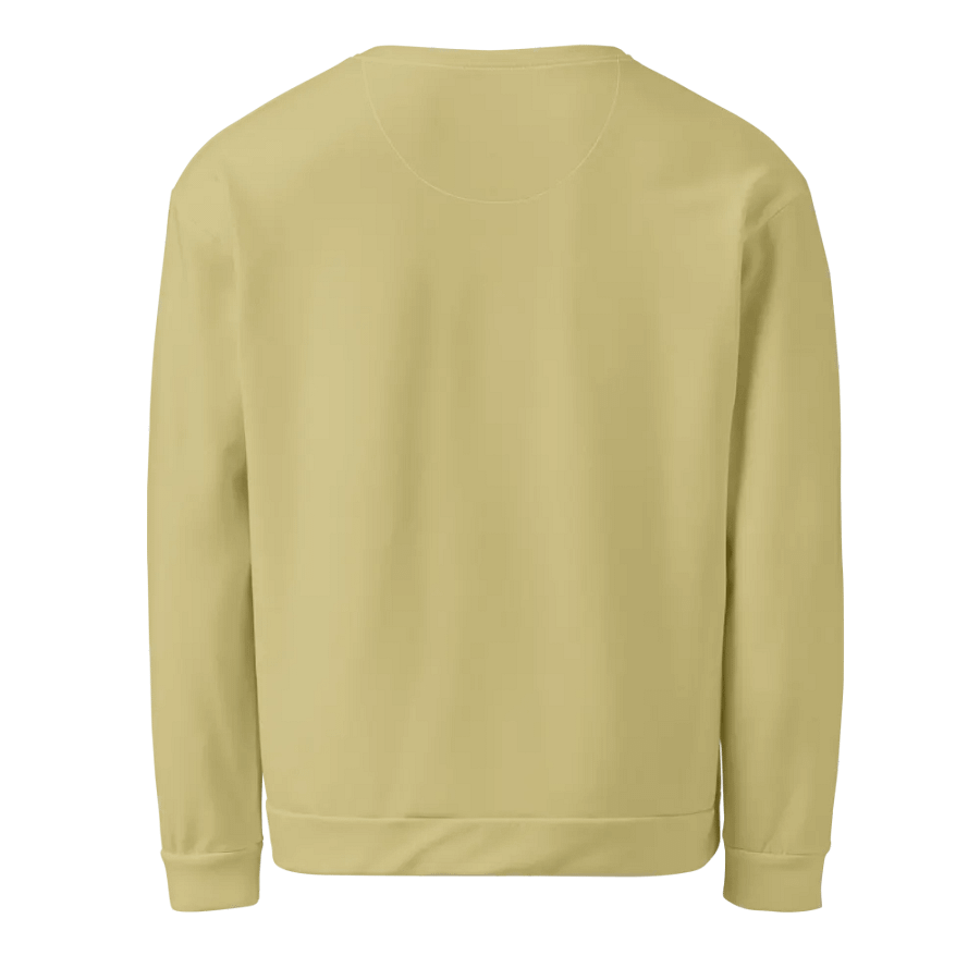 Plain Medium Yellow Soft Summer Unisex Recycled Polyester Heavyweight Premium Sweatshirt by Treasure Pie product image (3)