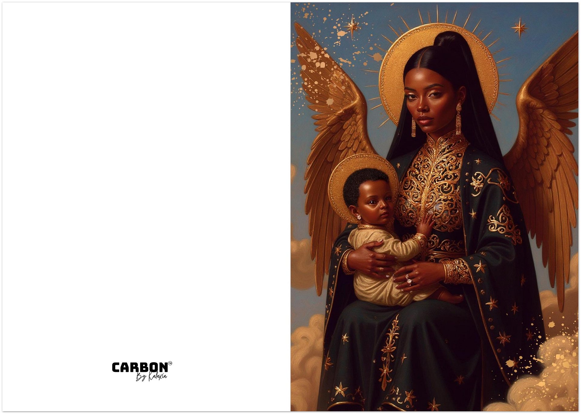 Black Madonna and Child _ Pack of 10x Holiday Greeting Cards _ 3 product image (3)