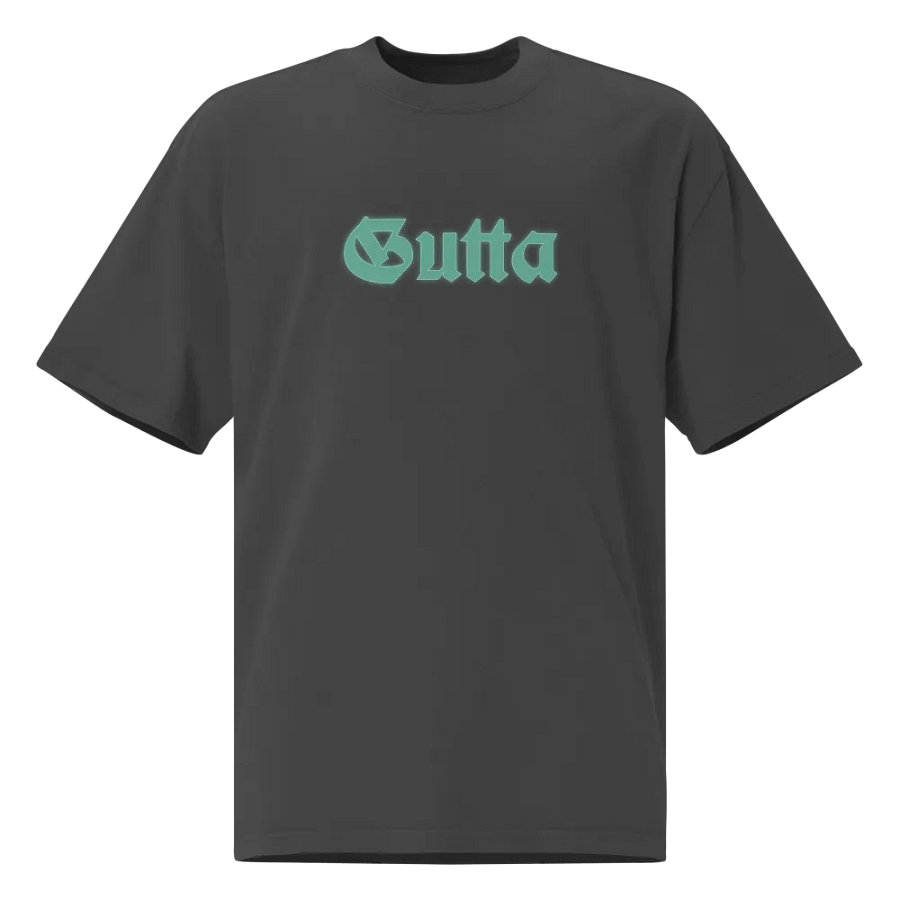 Gutta Mint Green Font Faded T-Shirt product image (1)