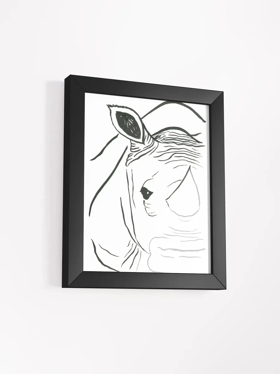 Face Of A Rhino Framed Print product image (12)