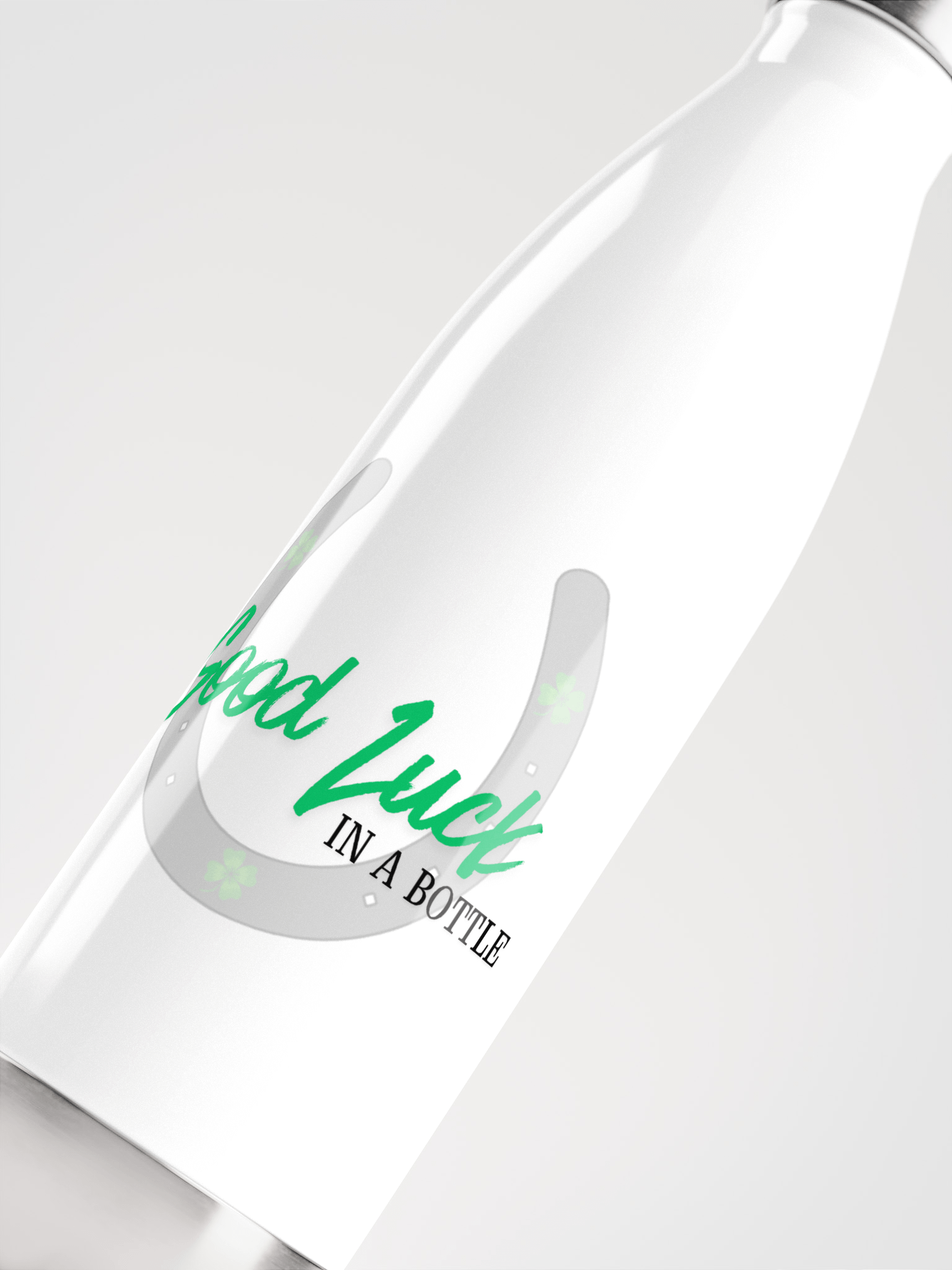 The "Good Luck in a Bottle" Stainless Steel Water Bottle product image (5)