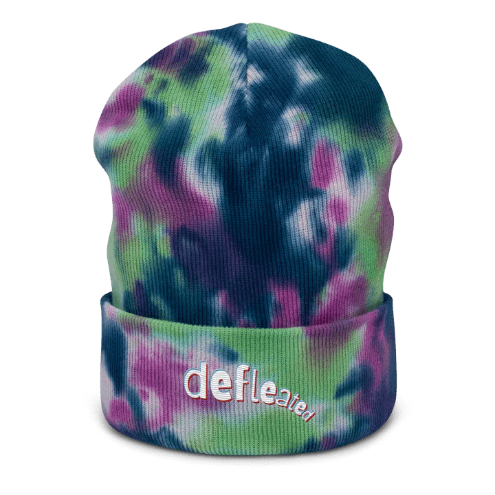 DEFLEATED tie-dye beanie product image (5)