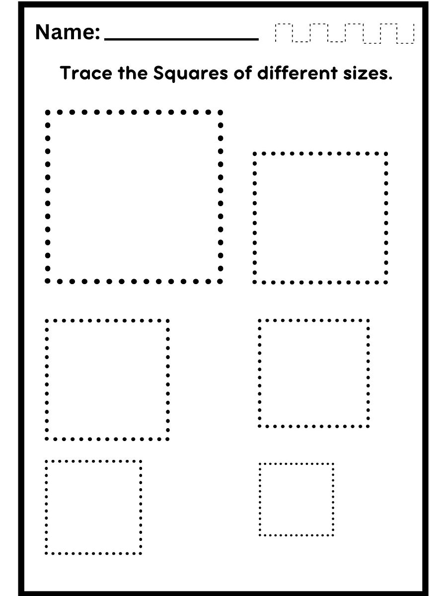 shapes worksheets FOR kindergarten PRINTABLE product image (3)