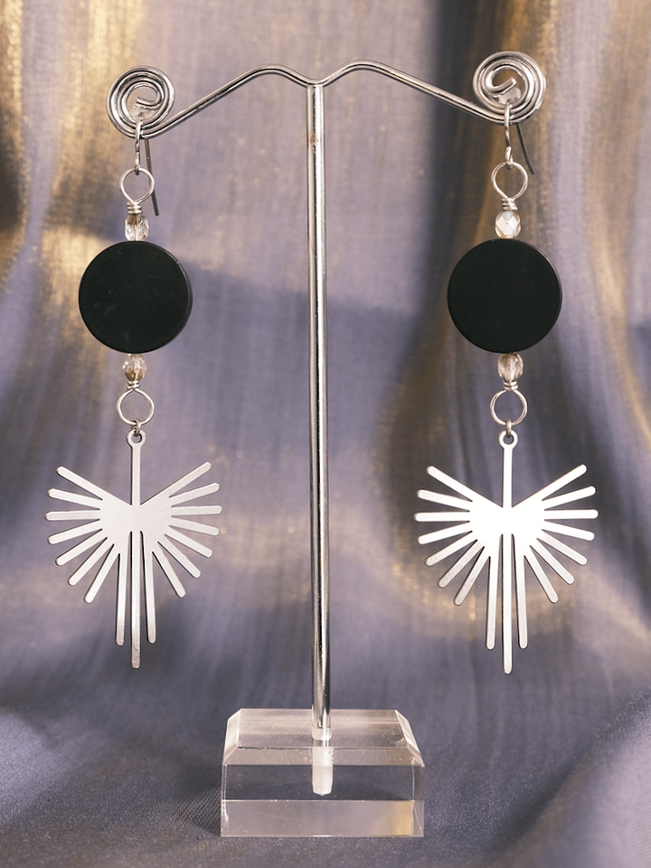 i feel Brave - Black onyx earrings product image (1)