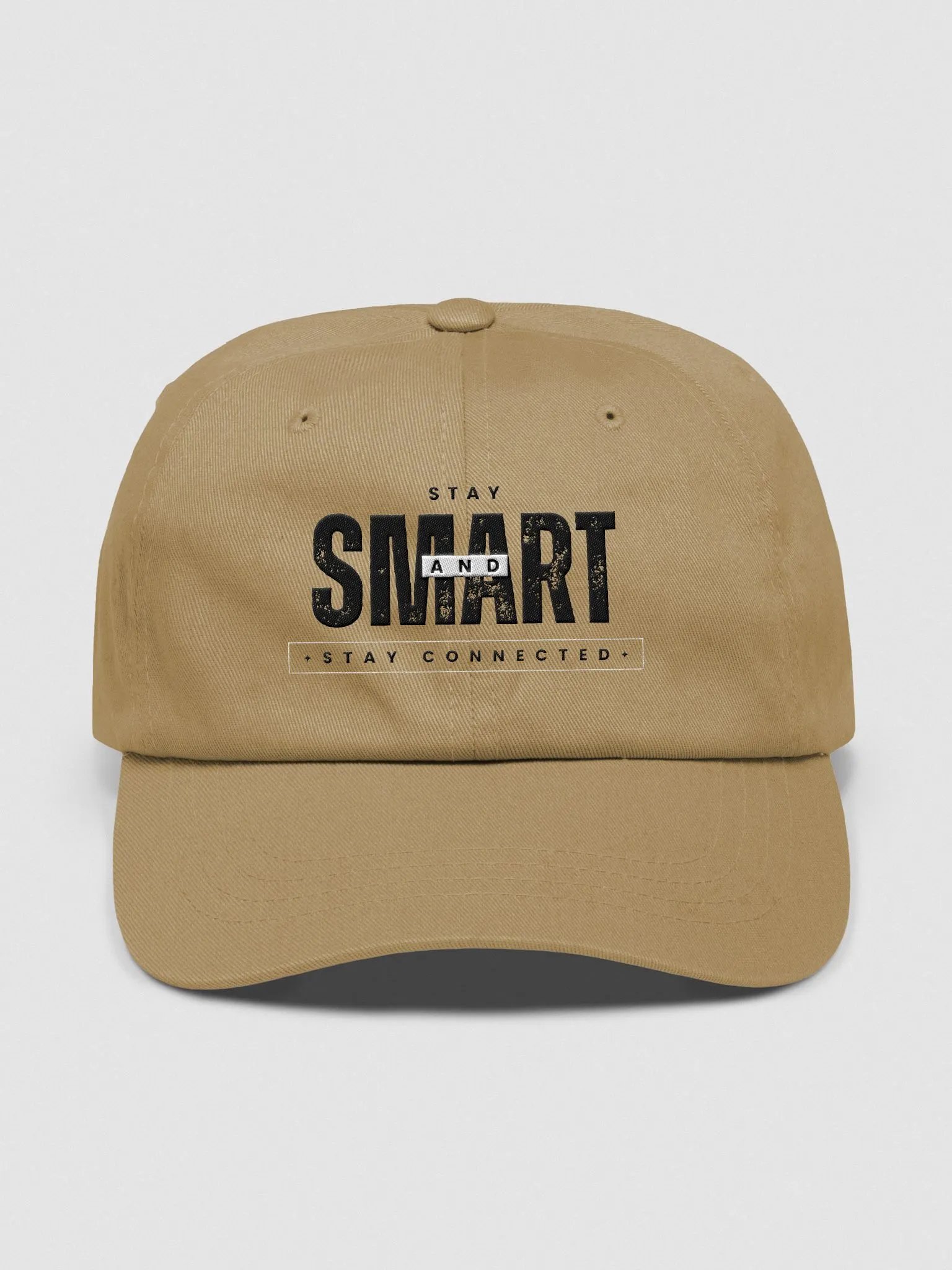 Stay Smart Cap (Dark Text) product image (1)
