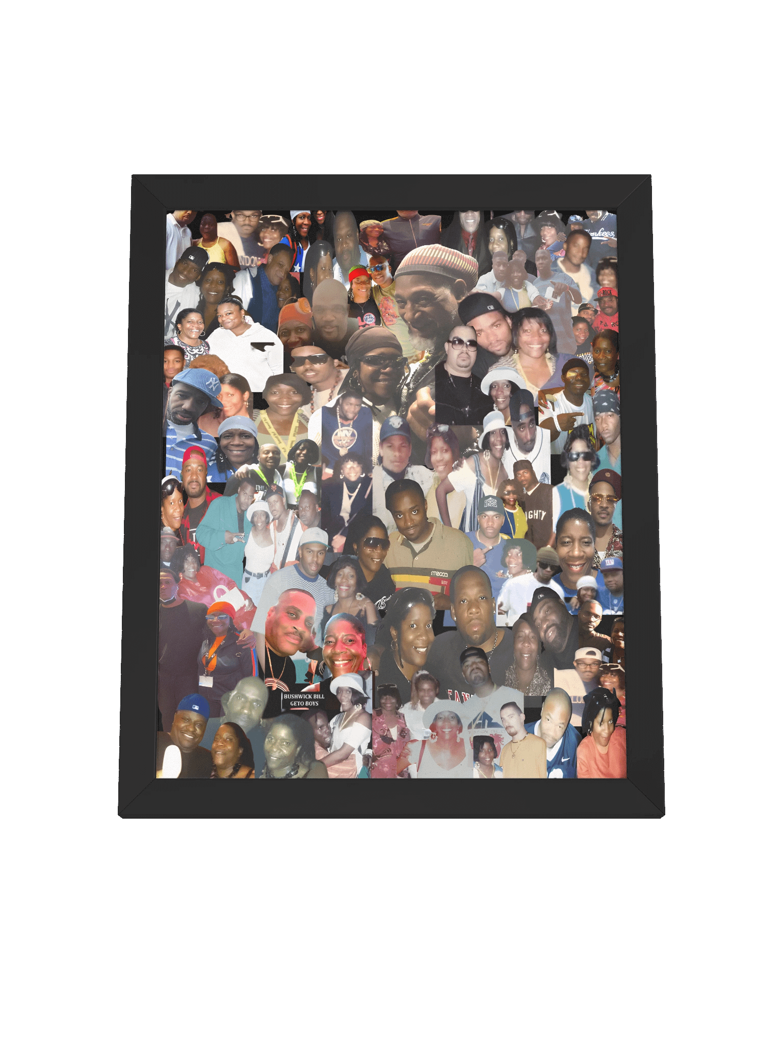 Tam Jams with Hip Hop Icons Wood Framed Matte Poster product image (4)