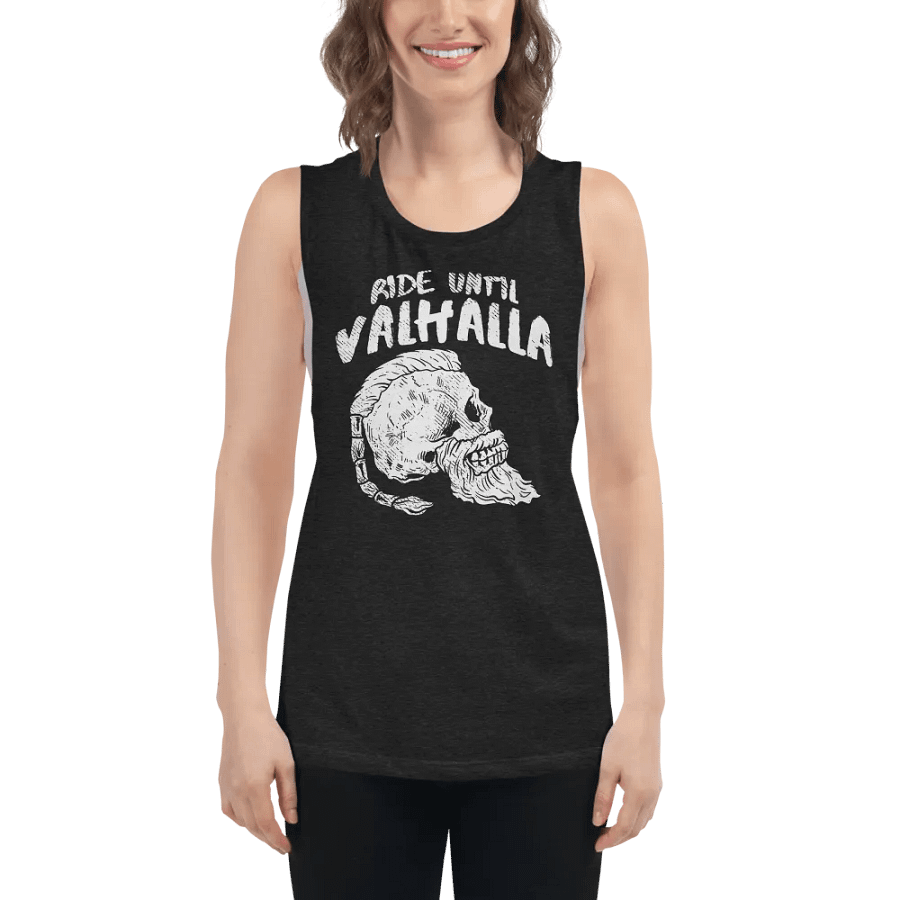 Ride Till Valhalla Women's Muscle Tank product image (5)