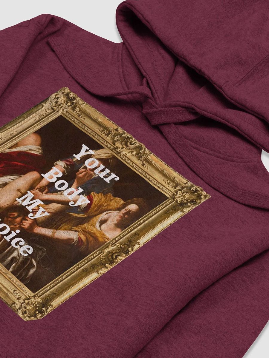 Judith Slaying Your Body My Choice Framed Hoodie product image (19)