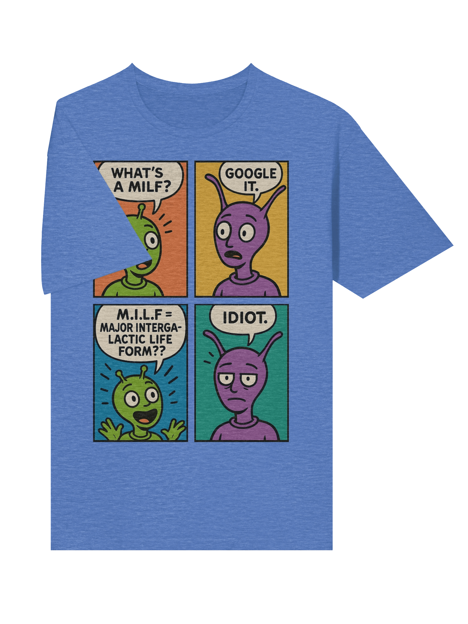 curious extraterrestrial - Funny humor tee product image (35)
