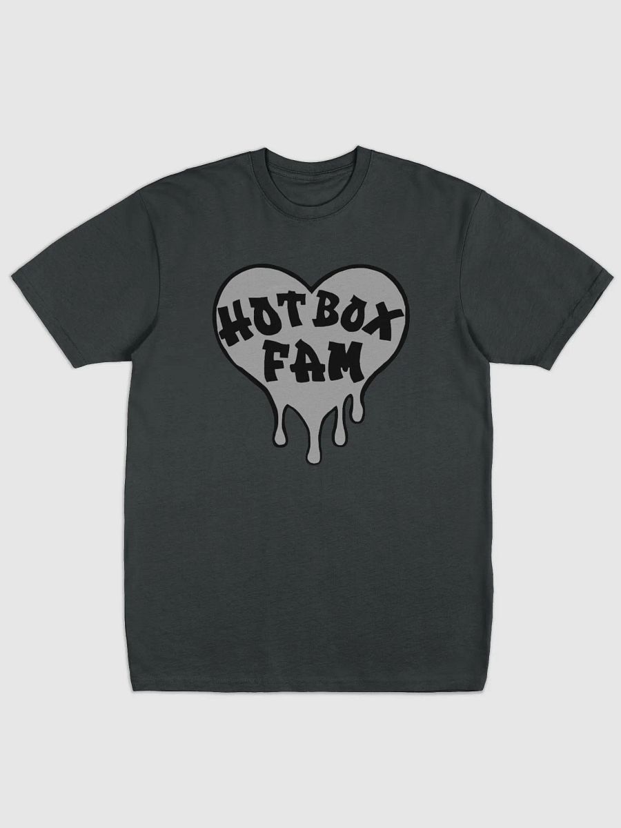 HOT BOX FAM GREY LOGO TEE product image (1)