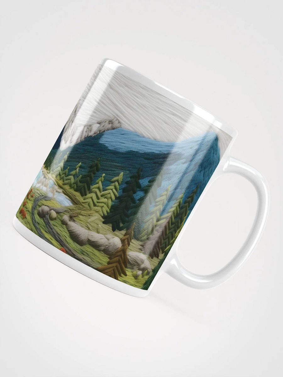Mountain Serenity Embroidered Mug product image (4)