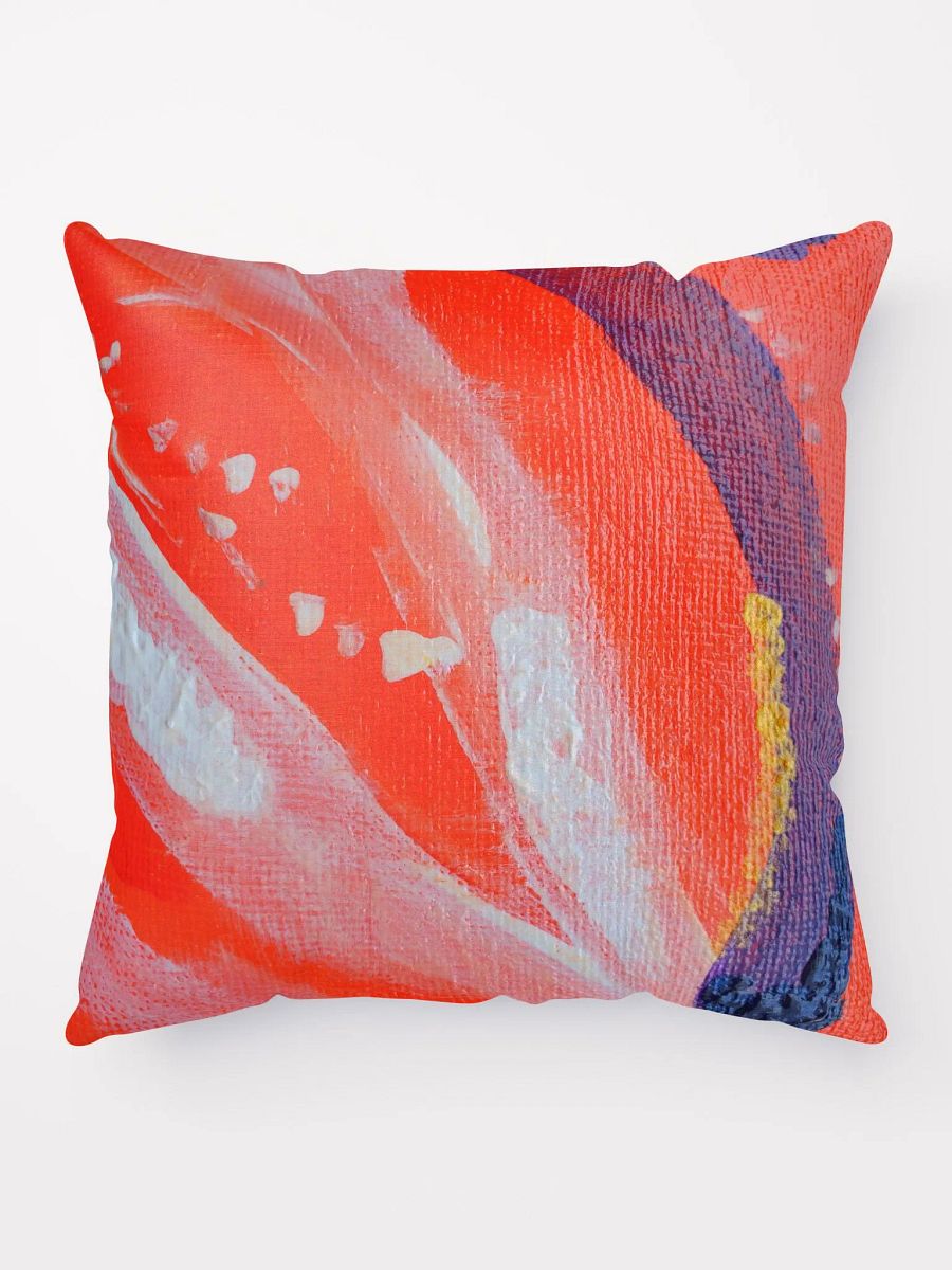 Trendy Red, White and Blue With Yellow Accent Decorative Throw Pillow product image (10)