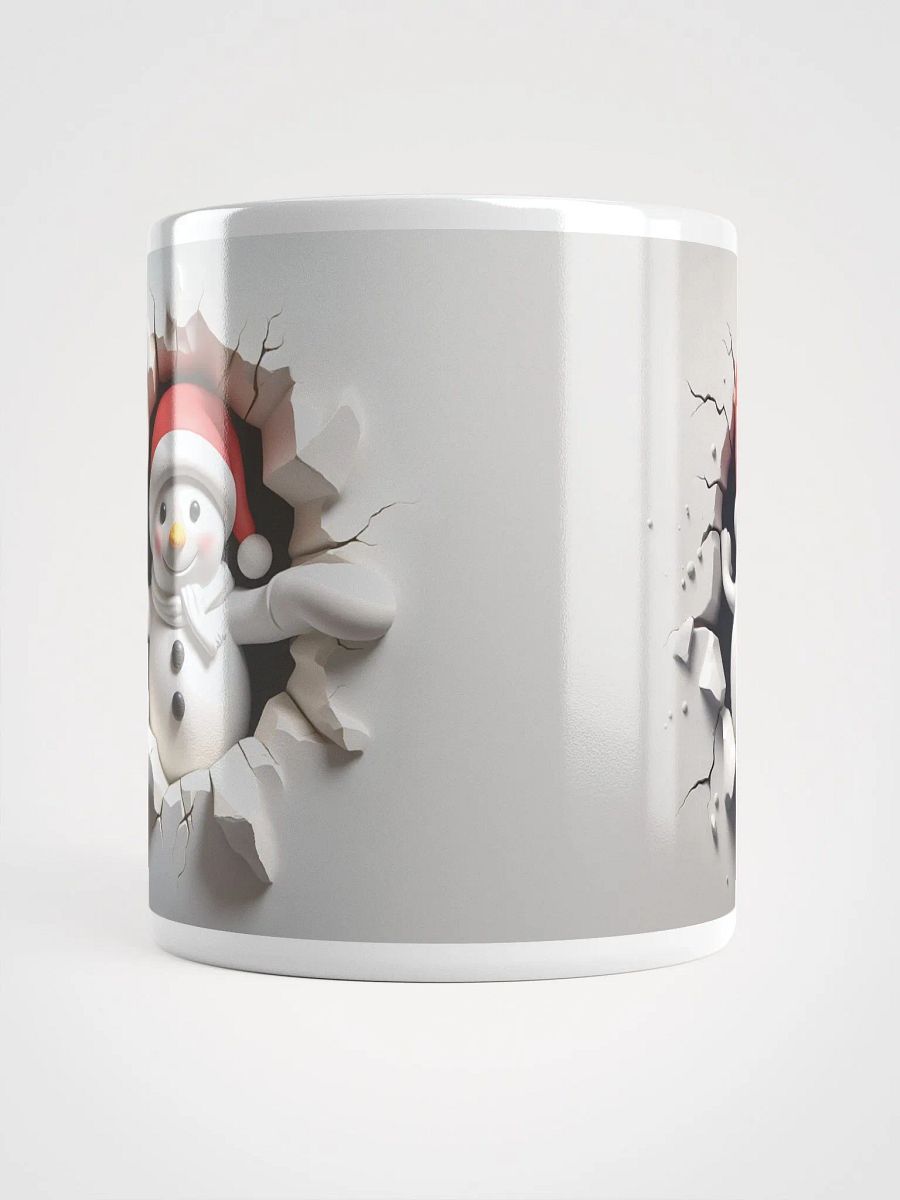 Snowman Breaking Through a Wall 11 oz Mug product image (5)