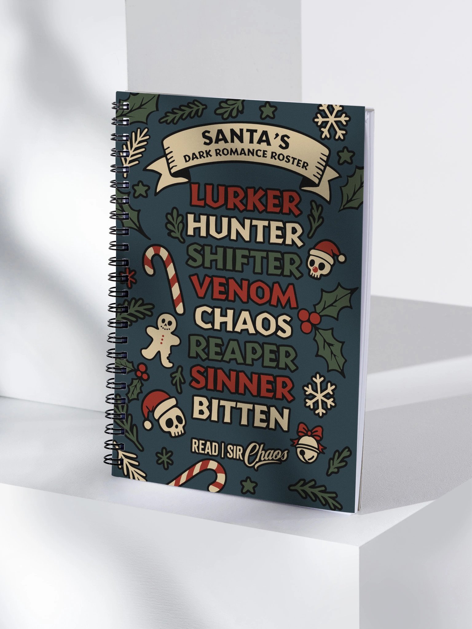Santa's Dark Romance Roster Notebook product image (4)