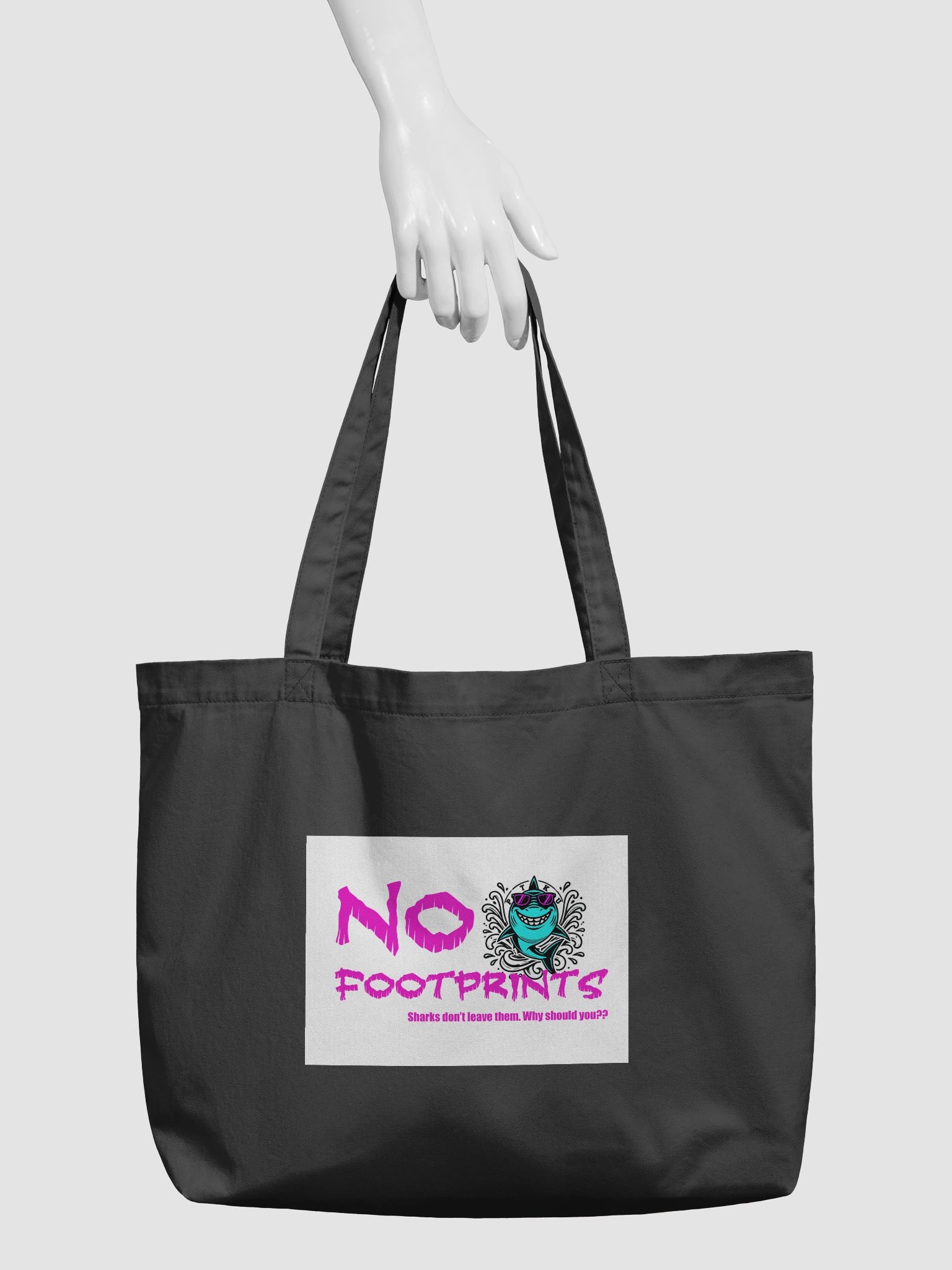 PTKU No Footprints Tote Bag product image (3)