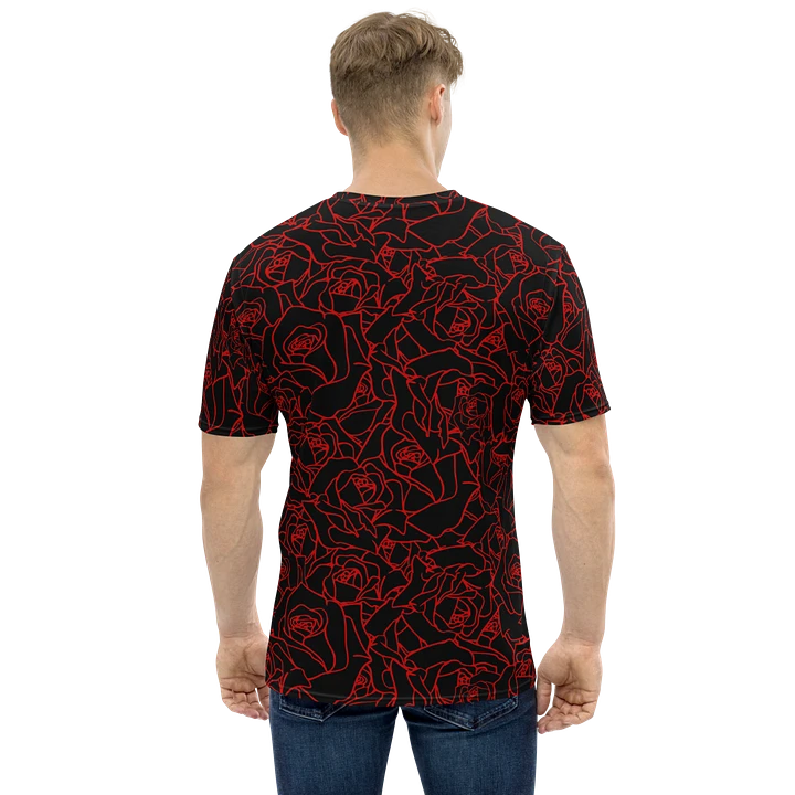 Loads of Roses · black-red crew neck t-shirt product image (2)