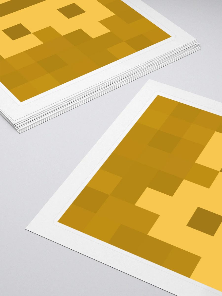 Golden UnderMyCap Sticker product image (4)