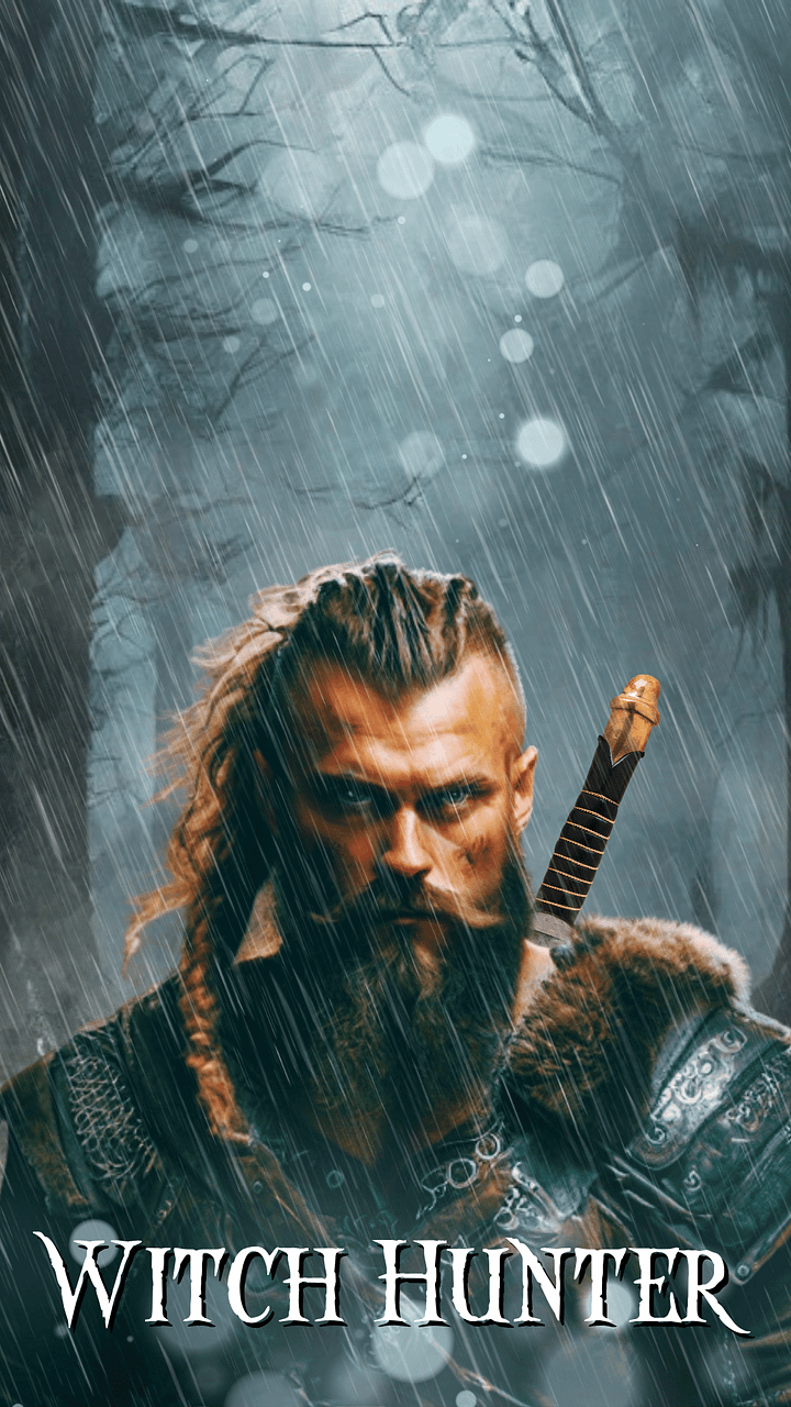 Witch Hunter - Phone Wallpaper (OG Version - Rain & Lens Flare) product image (2)