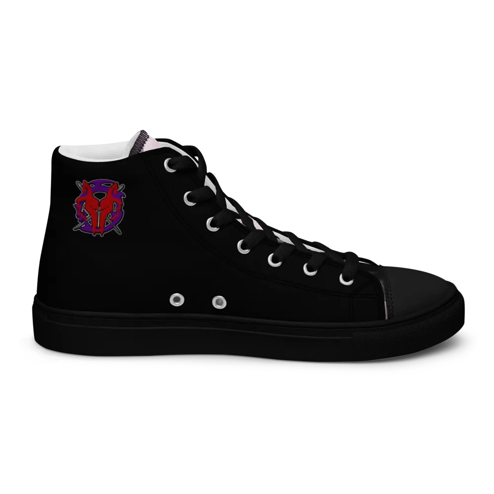 Women's Black Insomnia Squad Canvas Hi-Tops product image (8)