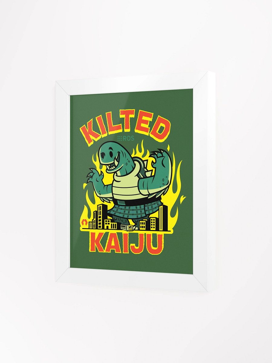 Kilted Kaiju framed poster product image (29)