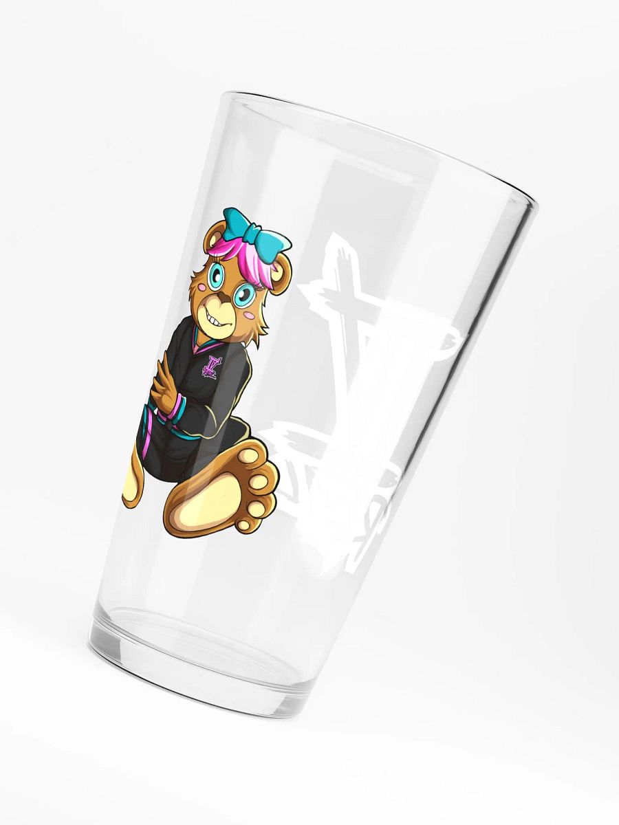 Sitting Girl Bear Pint Glass product image (6)