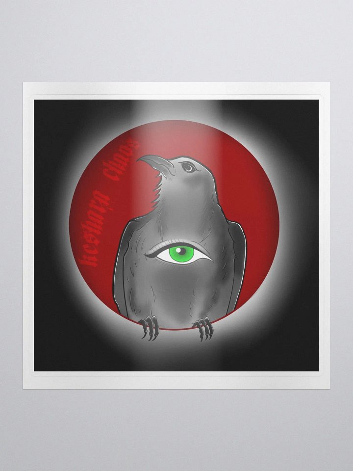 Keshara's Raven Large Sticker product image (1)