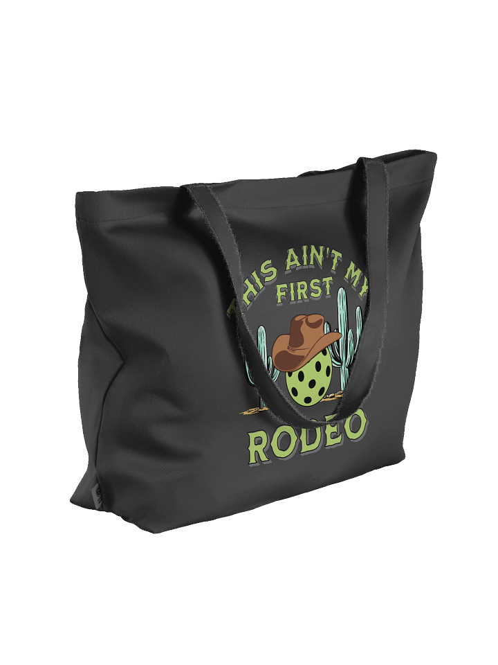 This Aint My First Rodeo Pickleball Cowboy Eco Tote product image (1)