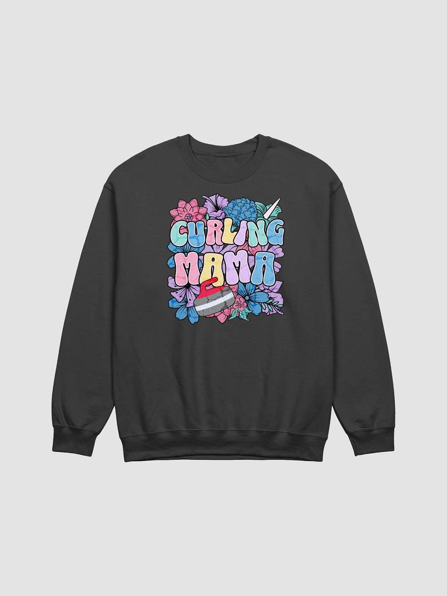 Curling Mama Floral Crewneck Sweatshirt product image (1)