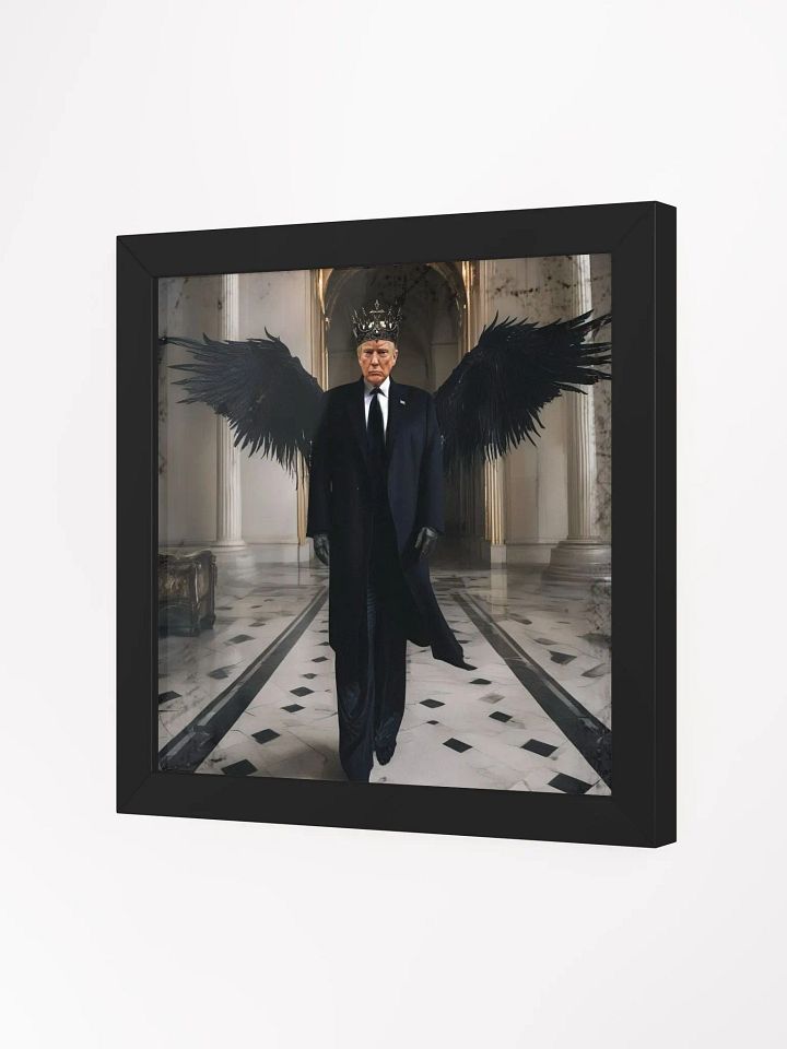 Political Humor Dark Angel Trump Print Framed product image (2)
