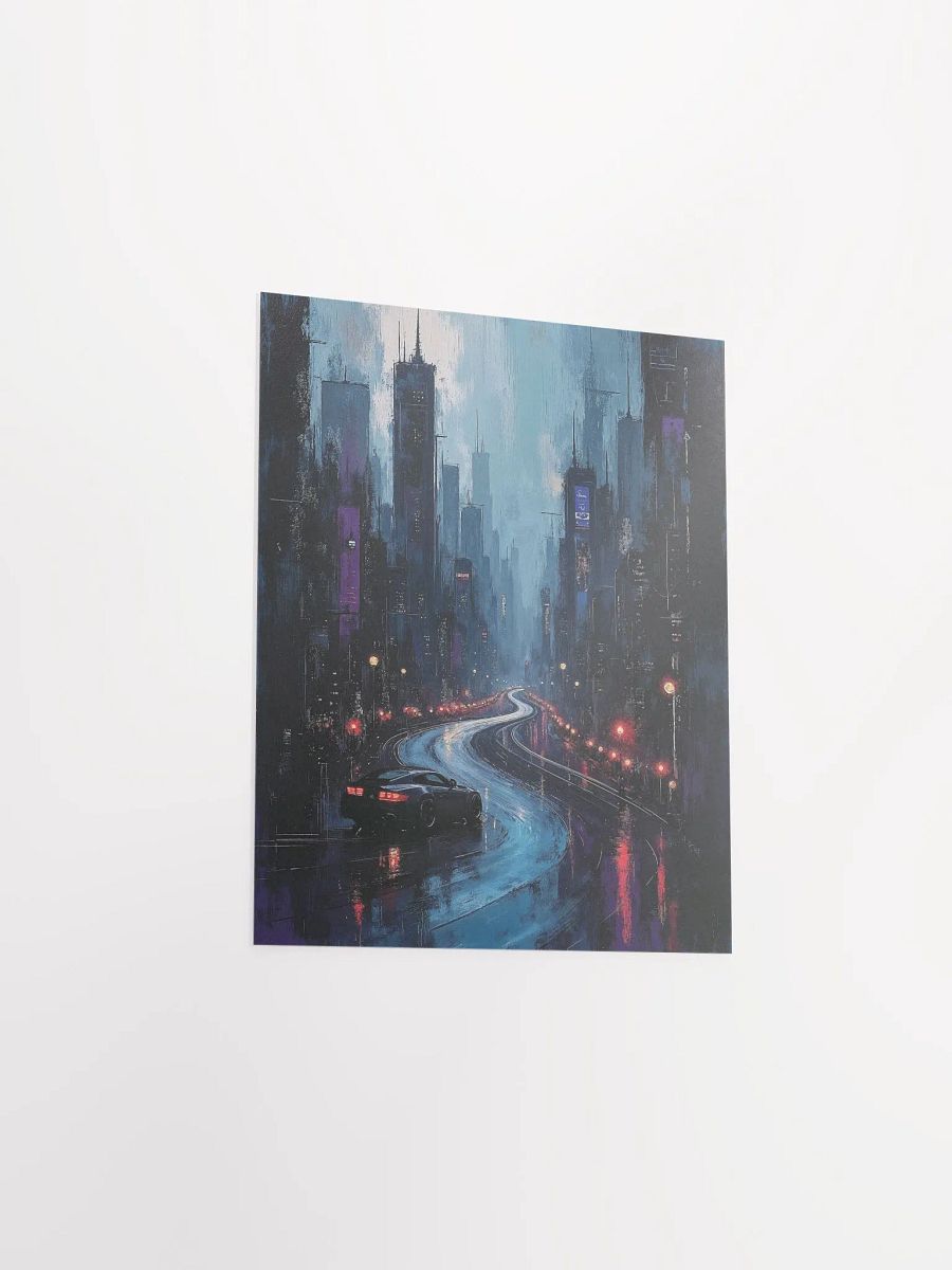 Neon Pursuit Matte Poster product image (24)