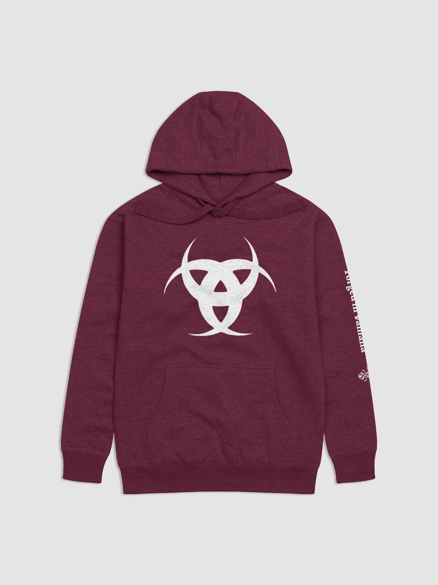 Forged In Valhalla: Odin’s Horn Triskelion Hoodie product image (21)