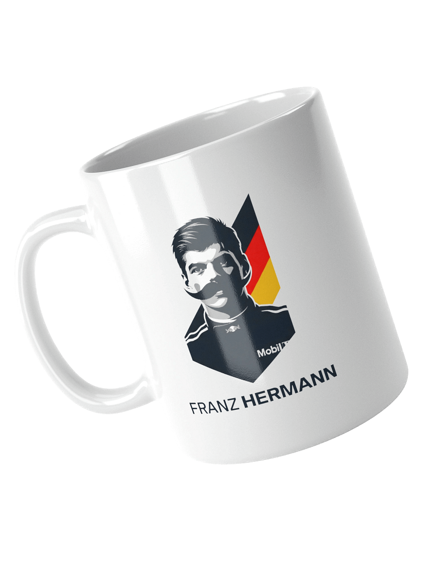 Franz Hermann F1 Legend German Flag Pop Art Mug product image (11)