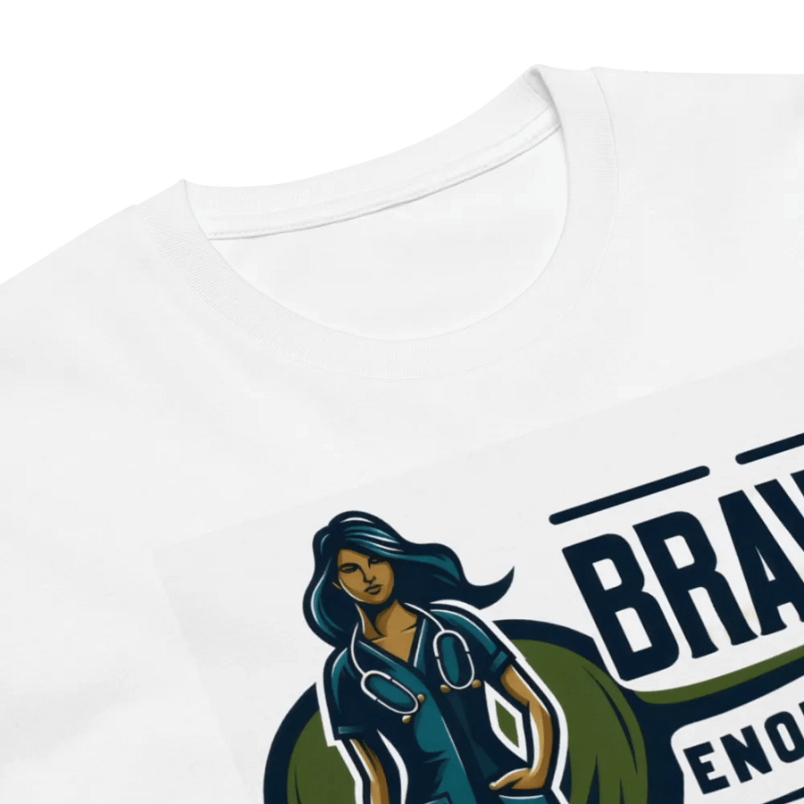 brave enough to care t-shirt product image (6)
