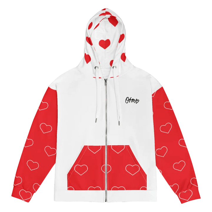 Orm Kornnaphat Favourite Tattoo Design Valentine's Edition Zip up Hooded Jacket product image (1)