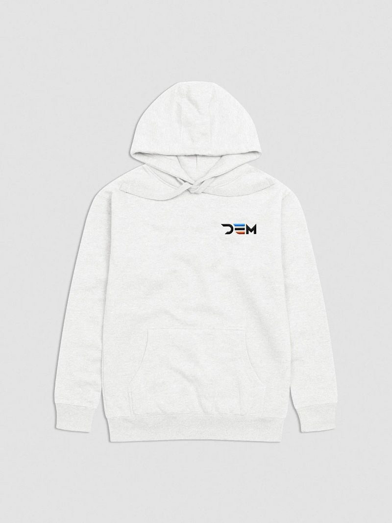 Dem White Hoodie (Embroidered)