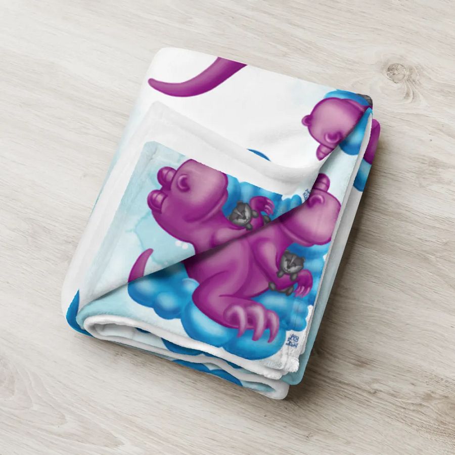 Sleepy Dino Blanket product image (7)
