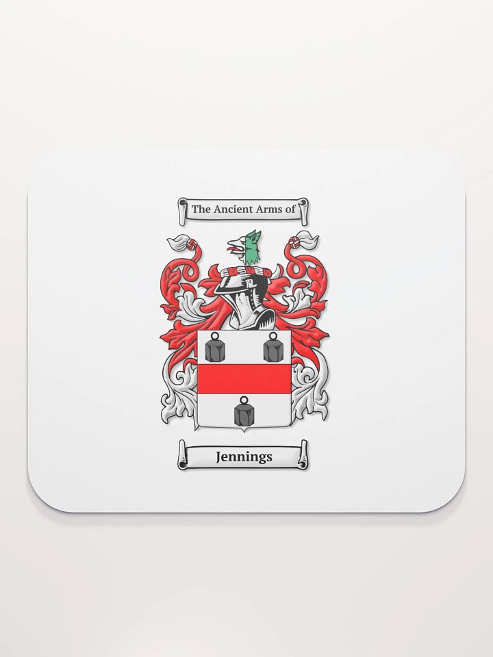 Jennings Family Crest - Mouse Pad product image (2)