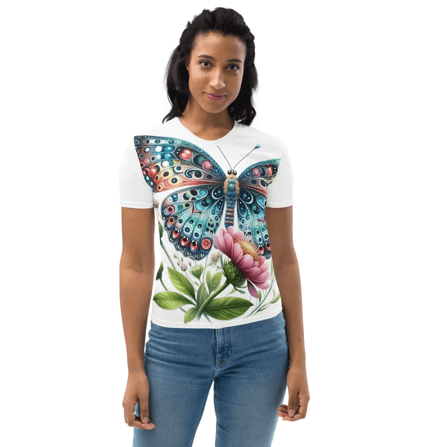 Whimsical Eyes Butterfly Women's T-Shirt product image (10)