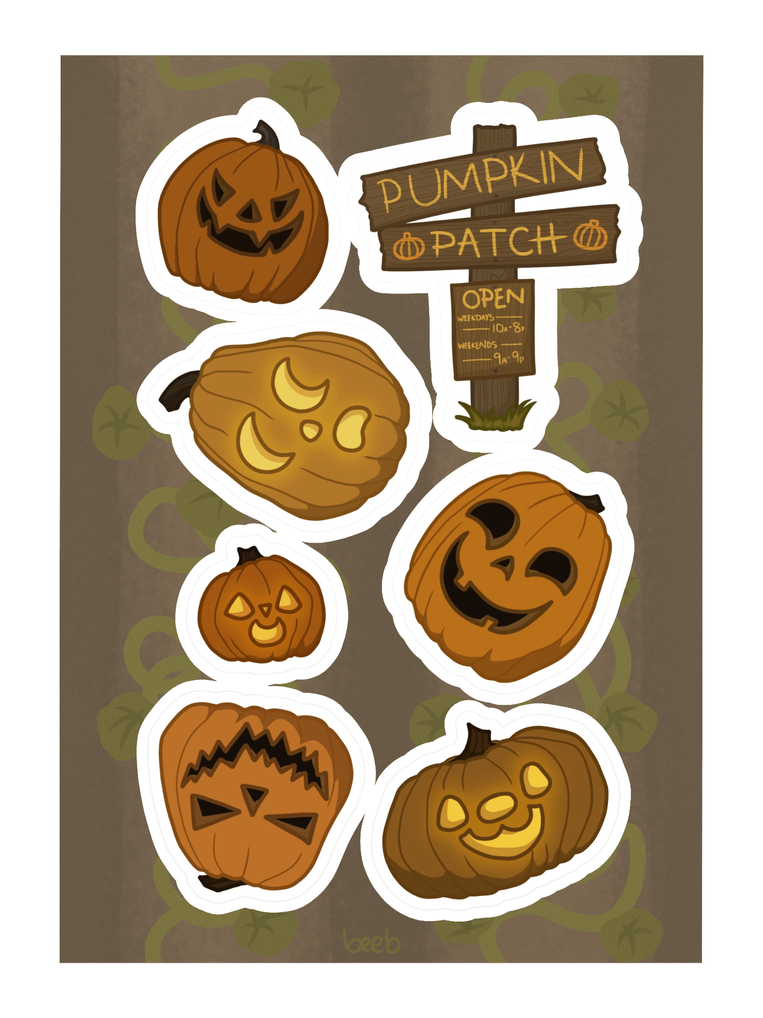 Pumpkin Patch Sticker Sheet product image (3)