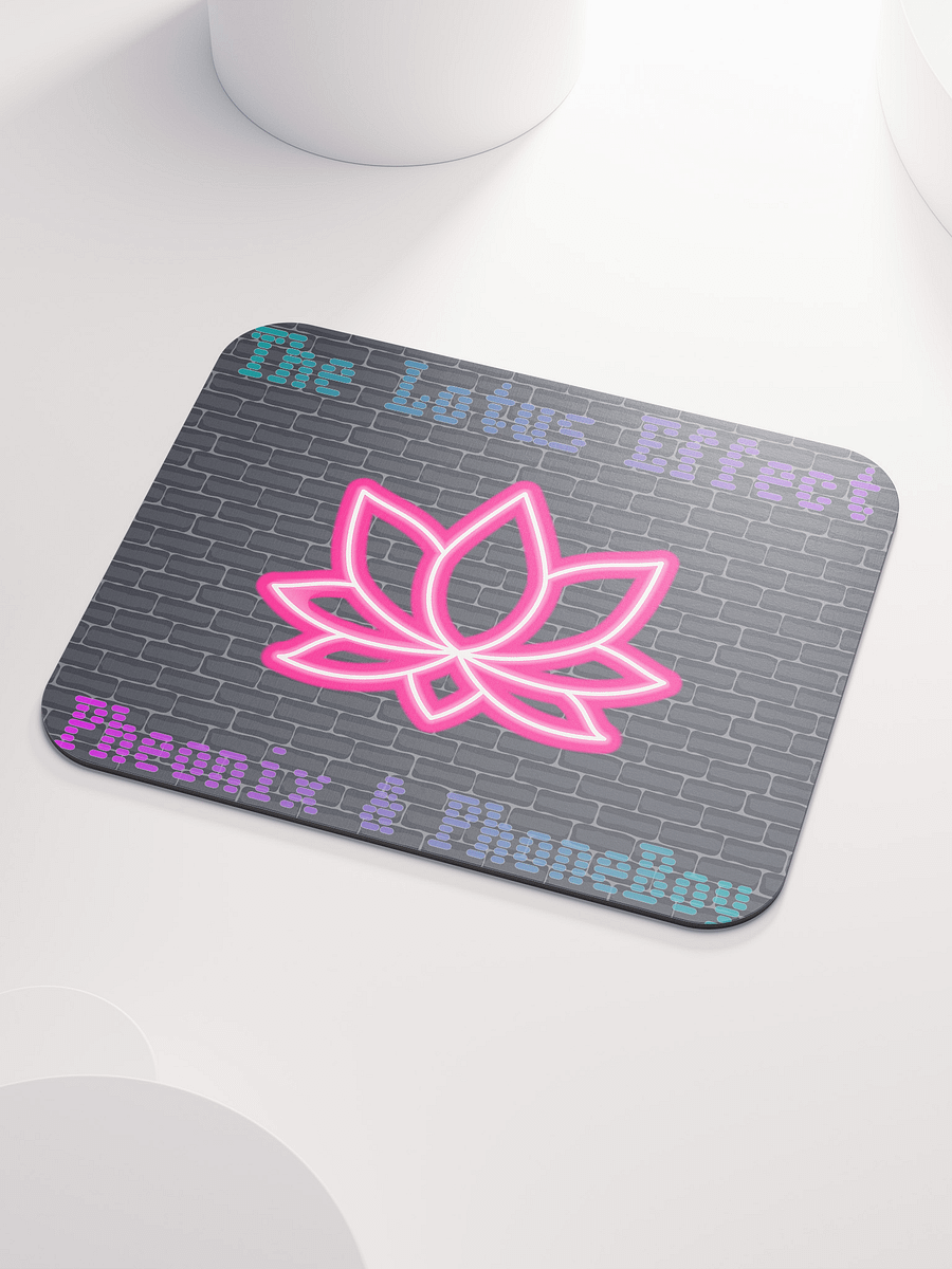 Lotus Efect Mouse Pad Black product image (3)